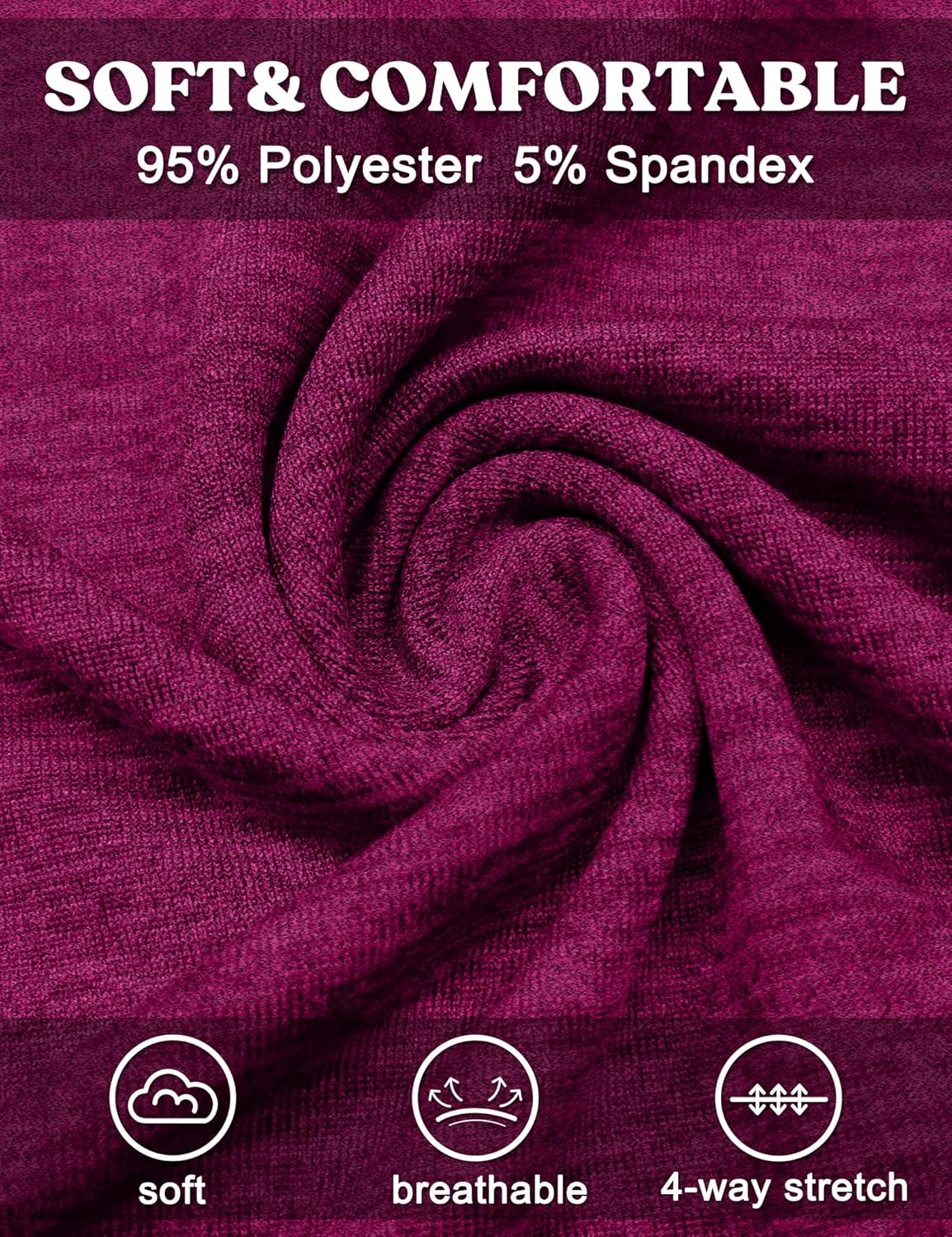 COOTRY Women's Plus Size Workout Tops Loose Fit Short Sleeve Athetic Running Yoga Shirts - Image 4