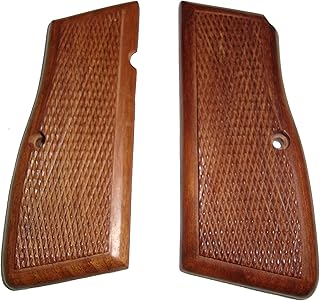 warreplica WWI WWII German Browning High Power Pistol Grips,Browning Hi Power Wood Grips,HP 14 Grips,Browning hi Power Cachas-Empuñadura,Pistol Grip - warreplica