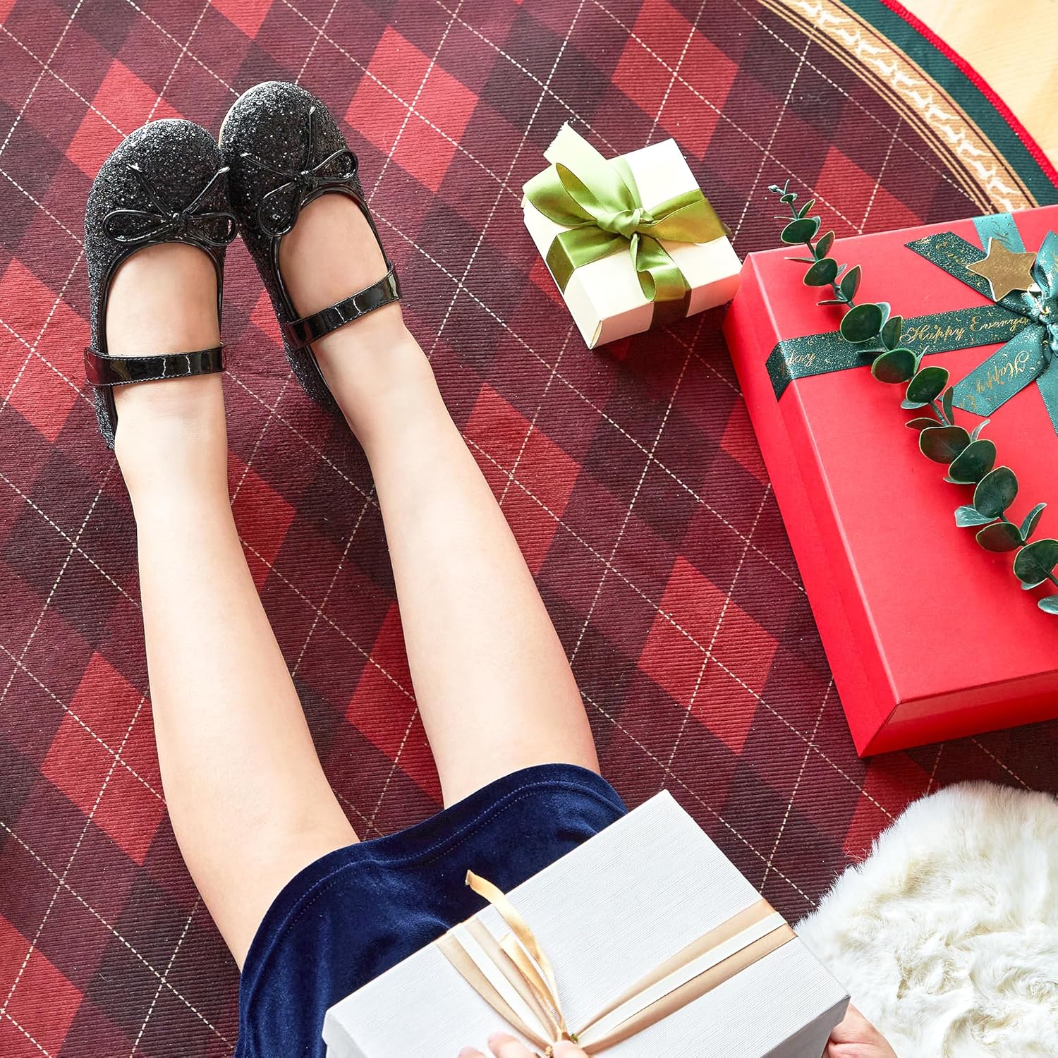 Otter MOMO Toddler/Little Girls Mary Jane Ballerina Flats Shoes Slip-on School Party Dress Shoes - Image 4