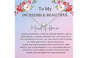 Exquisite Maid of Honor Necklace: A Cherished Keepsake for Your Bridal Entourage