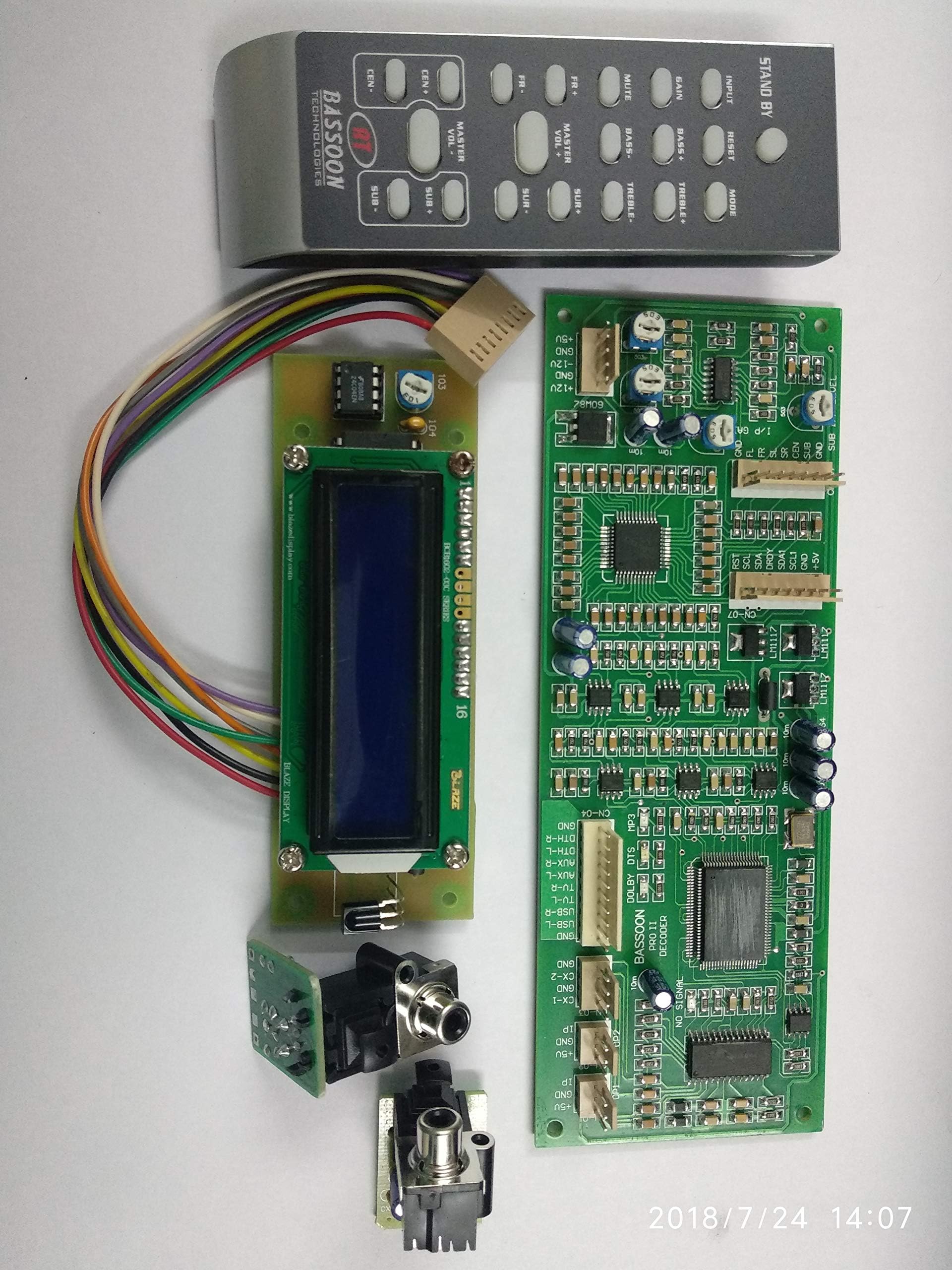 5.1 Home Theater Remote Board Prologic 2 Surround