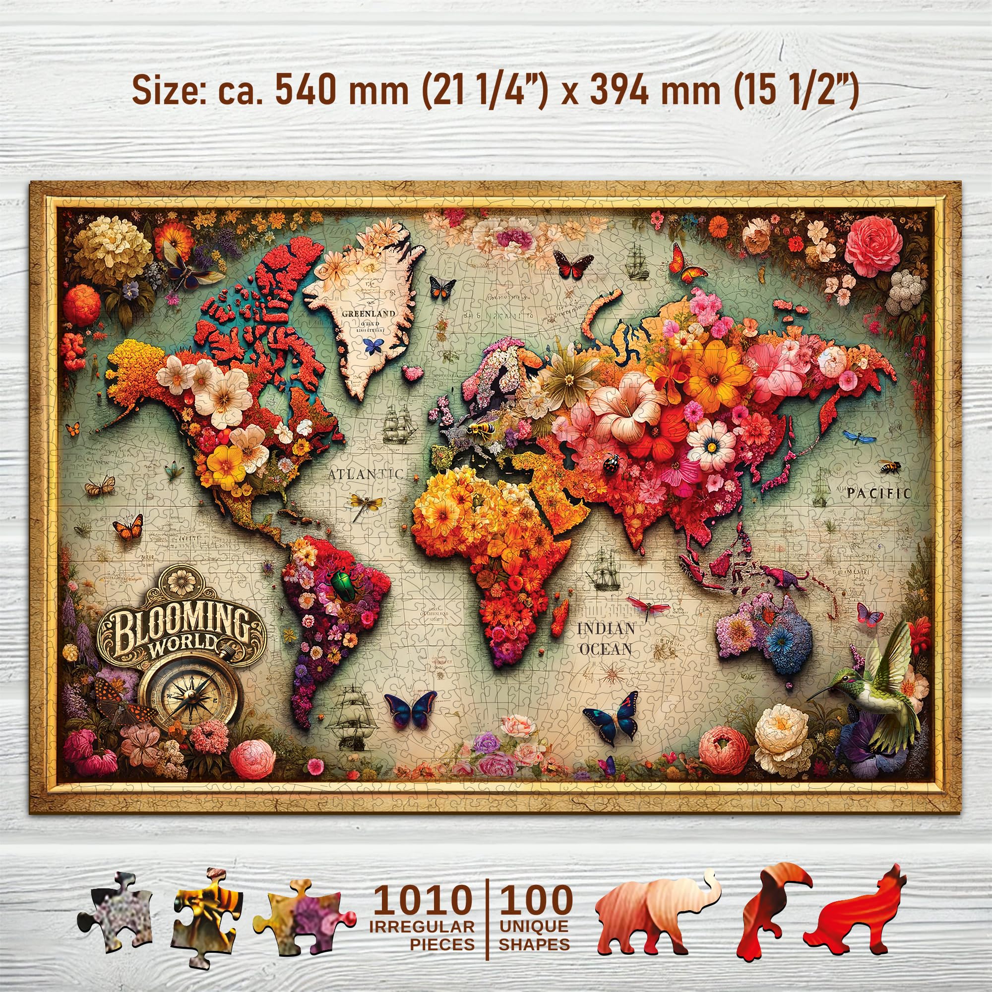 Amazon.com: WOODEN.CITY Wooden Puzzle 1000 Pieces for Adults