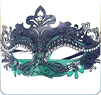 Vista 6 de Máscara veneciana para mujeres y hombres, para fiesta de disfraces, baile de graduación, Halloween, Mardi Gras