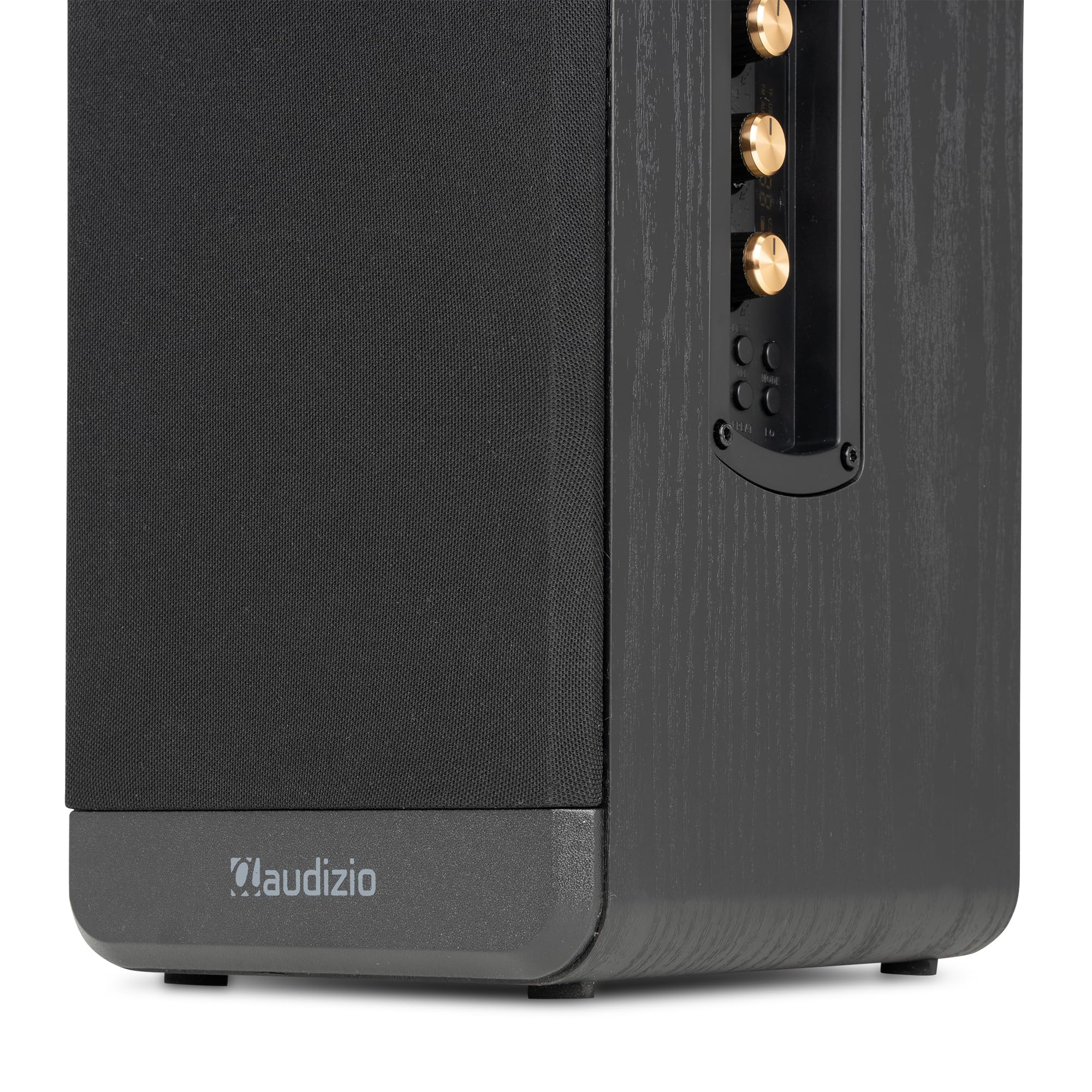 Audizio BS10 – Altavoces Activos de estantería 80W con Bluetooth 5.3, HDMI ARC, RCA, USB y Entrada Phono para Tocadiscos Vinilo, Equipo HiFi para casa, Home Cinema y Ordenador, Color Negro