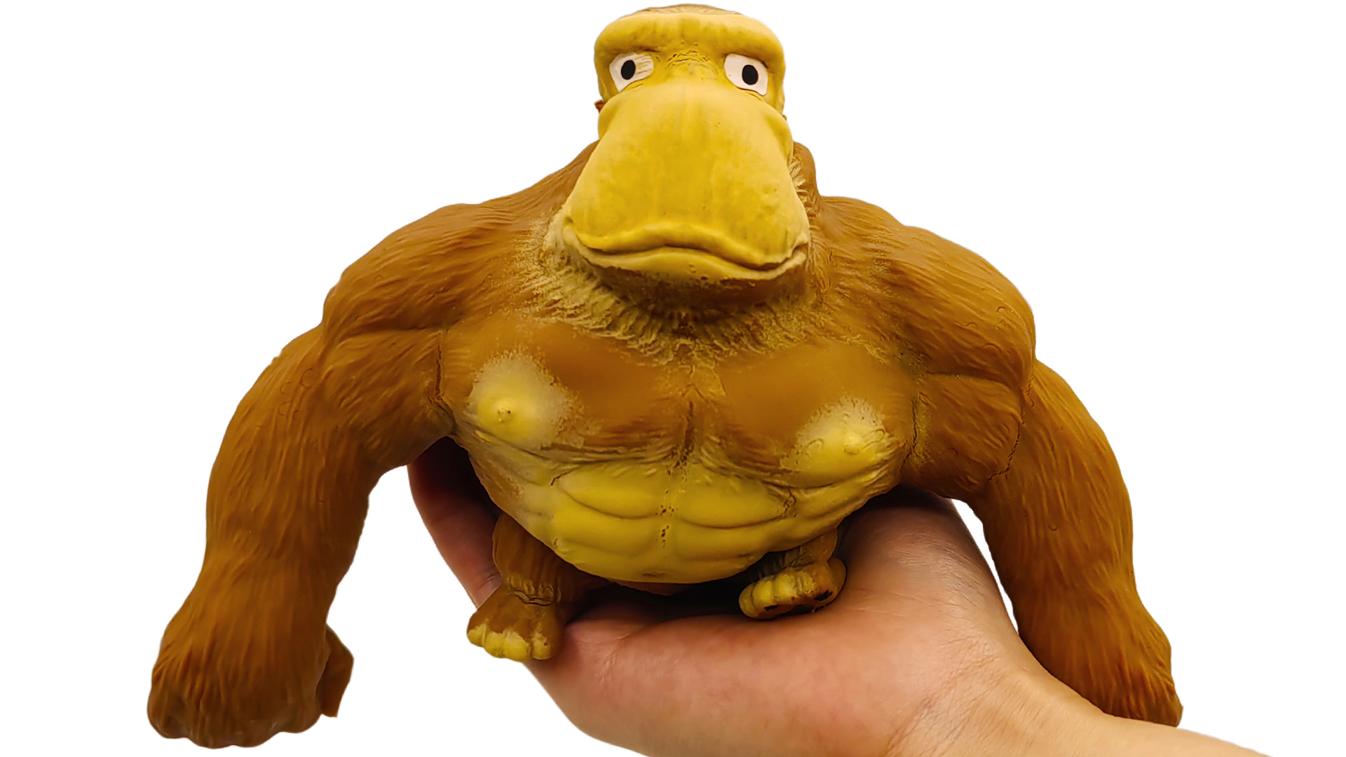 Watch Oversized Rubber Monkey Toy,Funny Squeeze Gorilla Toy on
