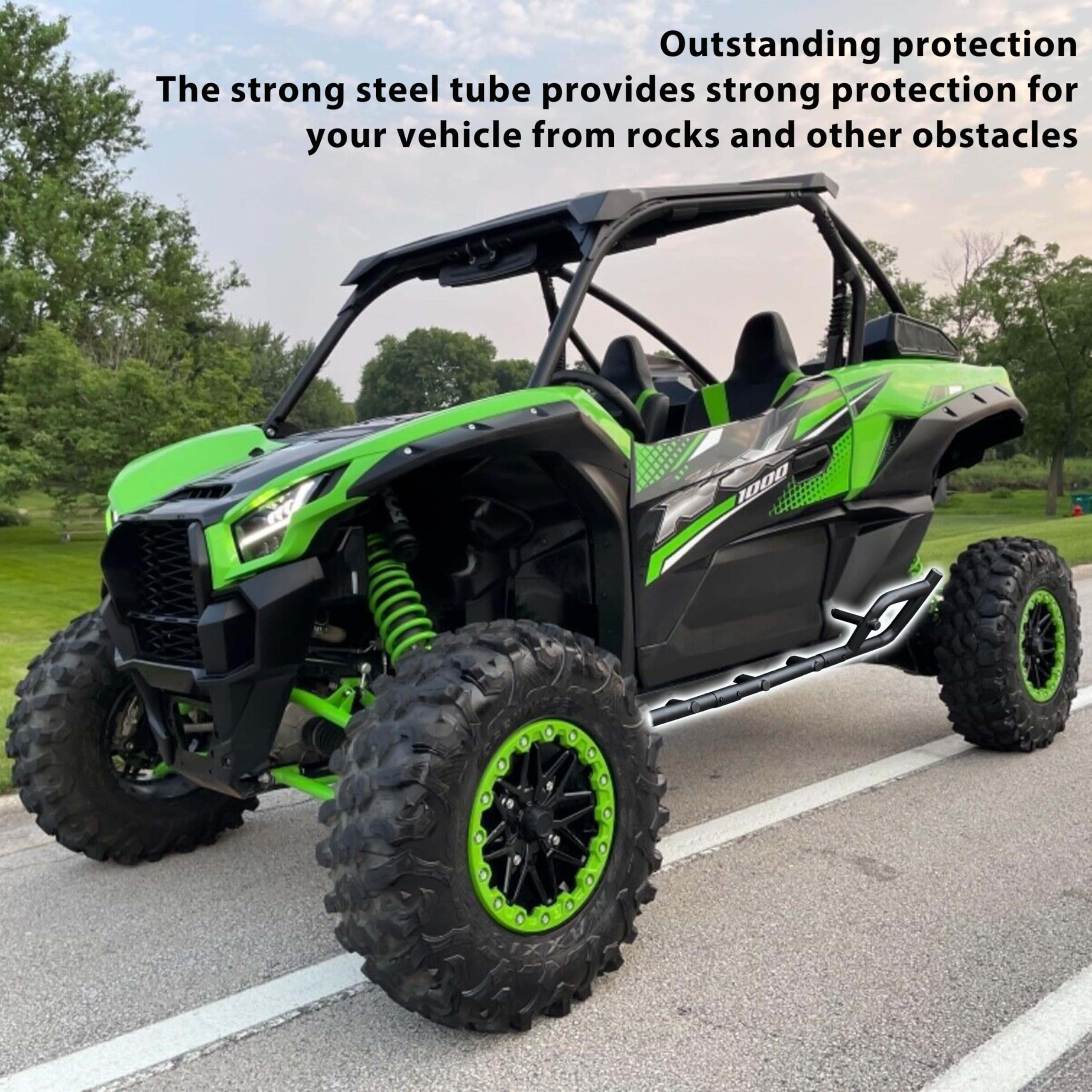 Amazon.com: SAUTVS Nerf Bars Rock Sliders for Kawasaki Teryx KRX