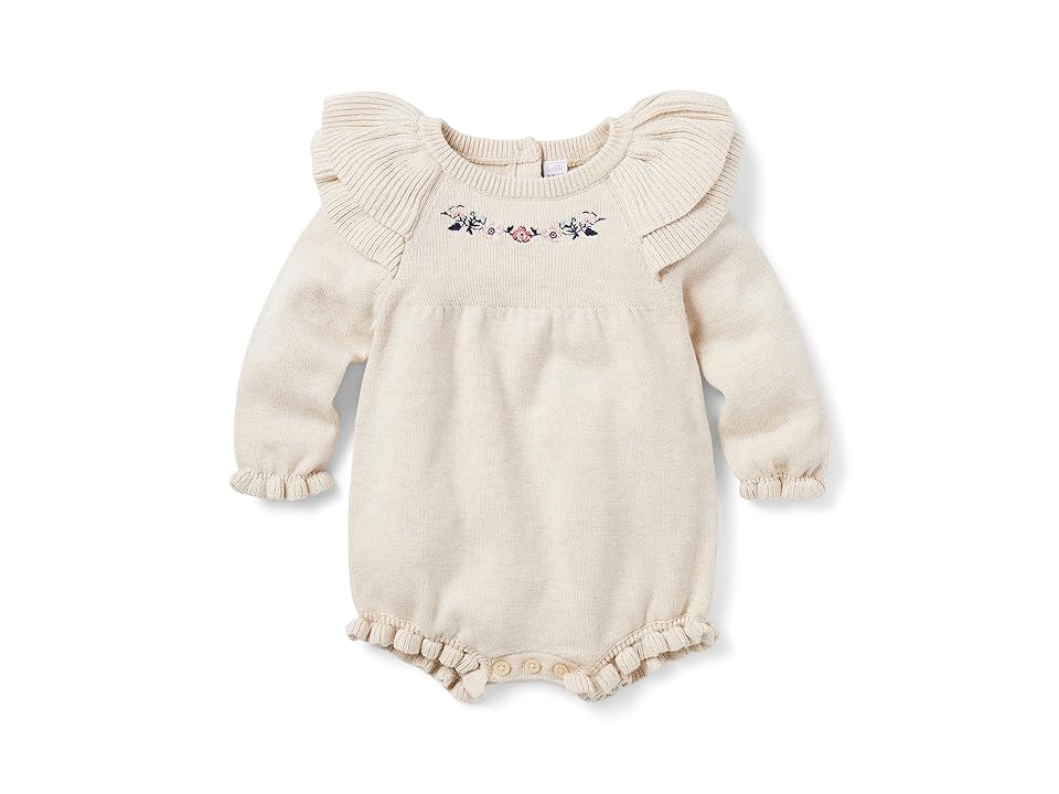 Janie and Jack Embroidered Sweater Bubble