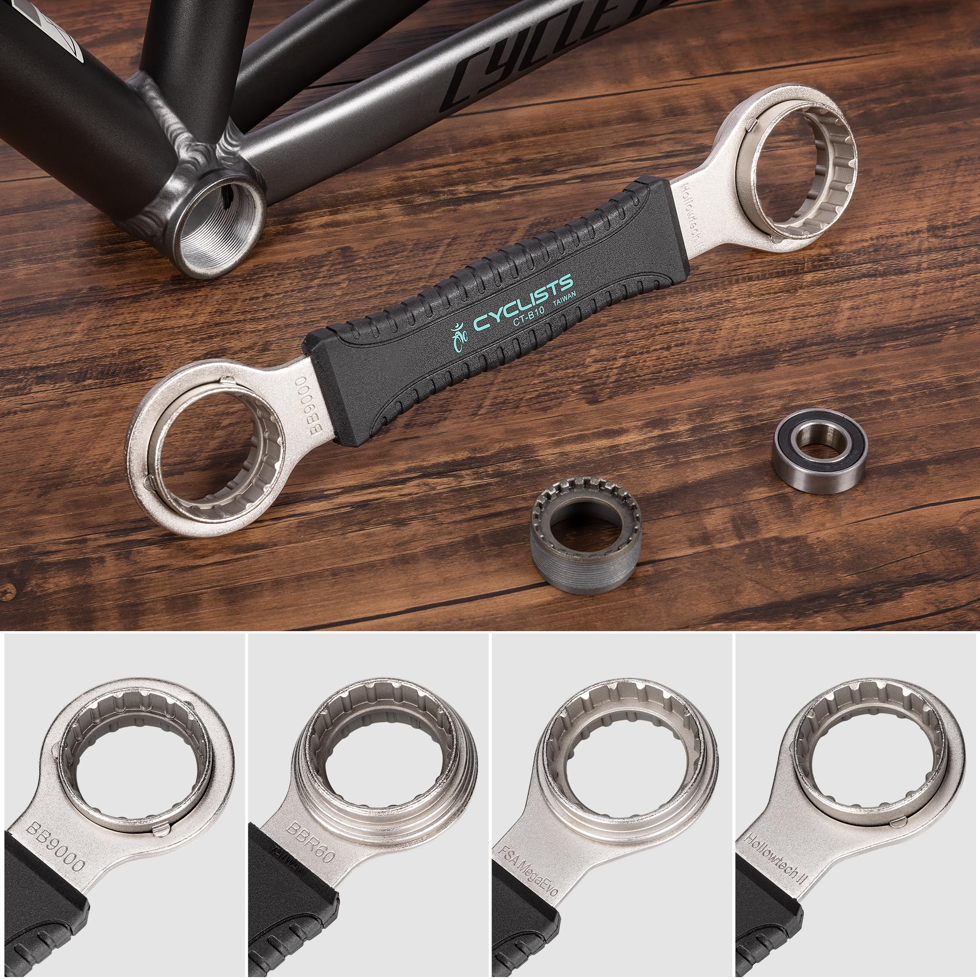 cyclists 35 Piezas Juego de Herramientas de reparación de Bicicletas, maletín de Herramientas portátil para Bicicleta, Juego de Herramientas para neumáticos de Bicicleta, Montaje, Reparaciones