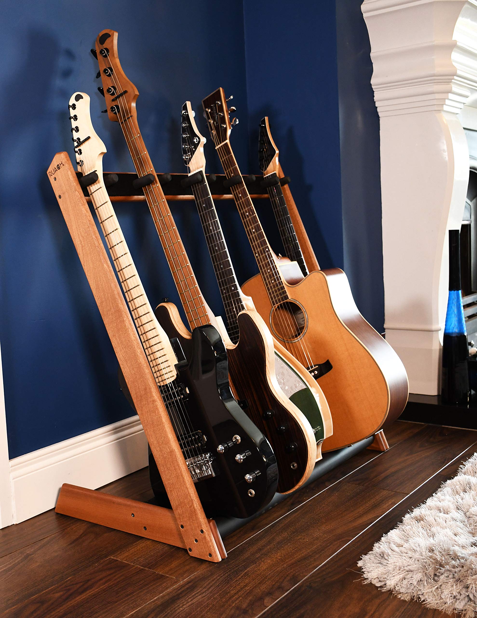 Ruach GR-2 Porte-guitare 5 positions personnalisable en acajou