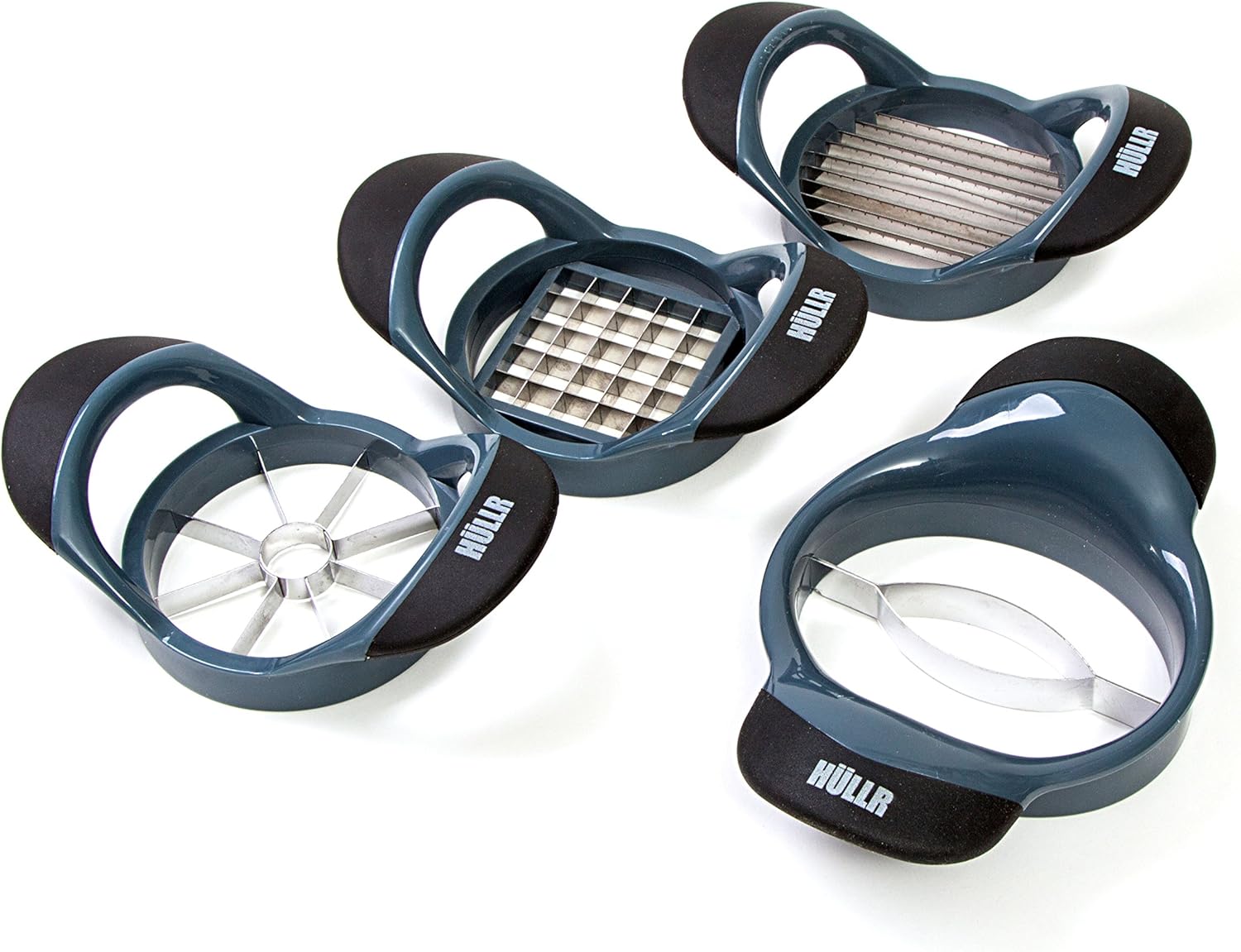 HULLR 4Piece Fruit & Vegetable Slicer Corer Splitter