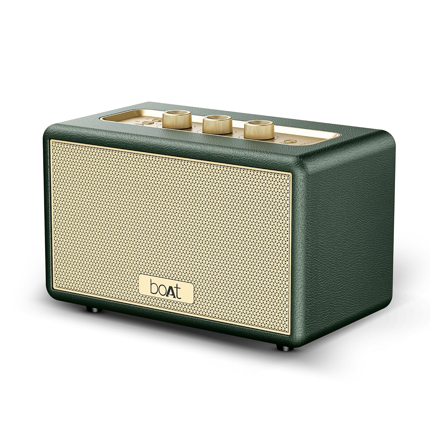 Boat New Launch Stone Opus, 80W Signature Sound, 12HRS Battery, Multilink Connectivity, Built-in Subwoofer, Premium Design, TWS, Bluetooth Speaker, Wireless Speaker, Portable Speaker (Sea Green)