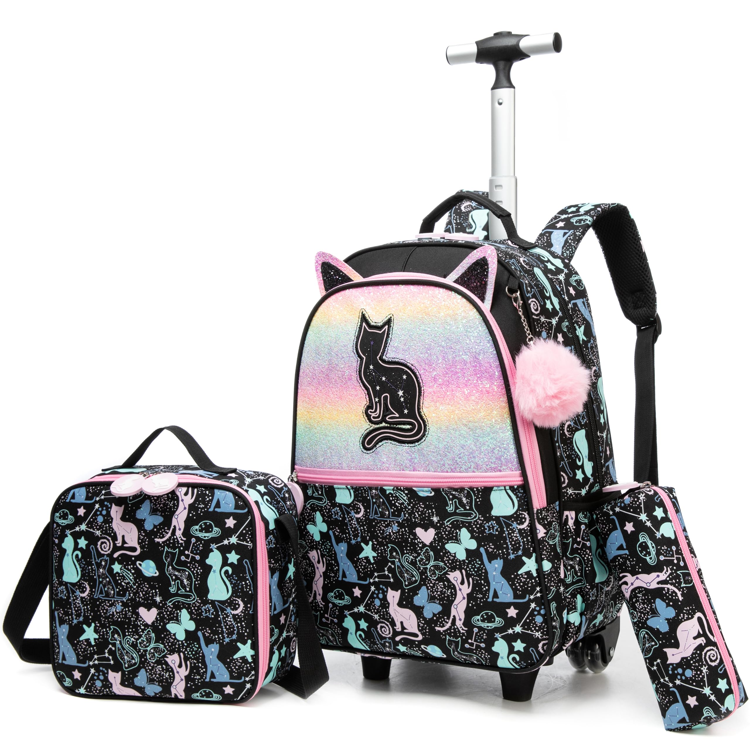 HTgroce Mochila Escolar Con Ruedas Mochilas Escolares Con Ruedas Mochila Con Ruedas Primer Niña 8 años