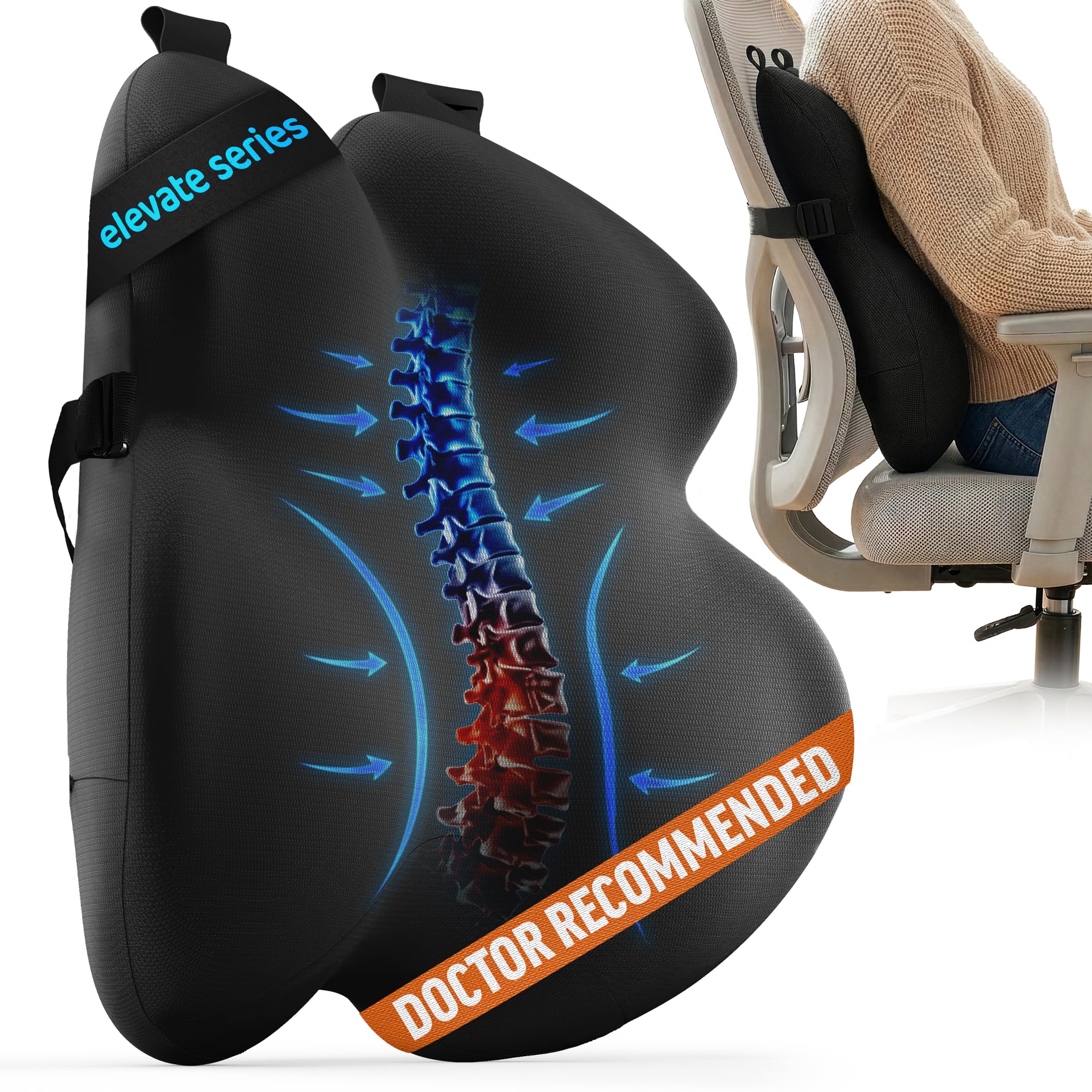 IO face cushion 横浜アリーナ Amazon.com: Elevate Series by Everlasting Comfort Lumbar Support