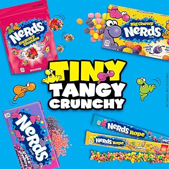 Nerds Grape & Strawberry Candy Box 5oz Parallel Import