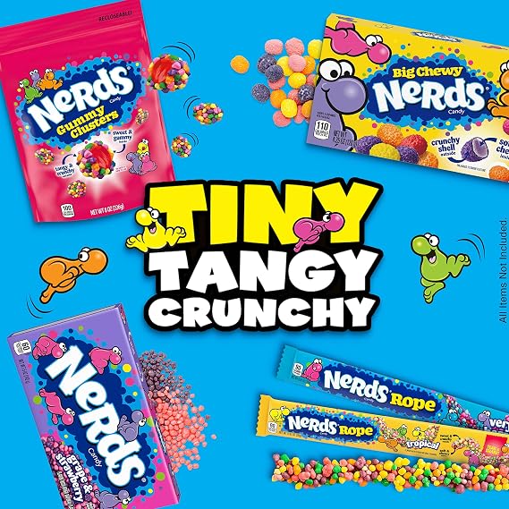Nerds Grape & Strawberry Candy Box 5oz Parallel Import