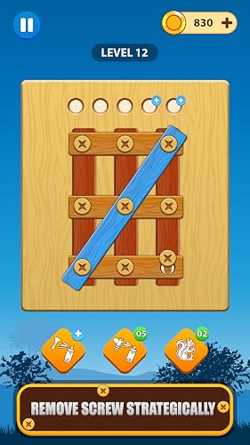 Screw Puzzle 3D – Logic & Brain Game – vue 3