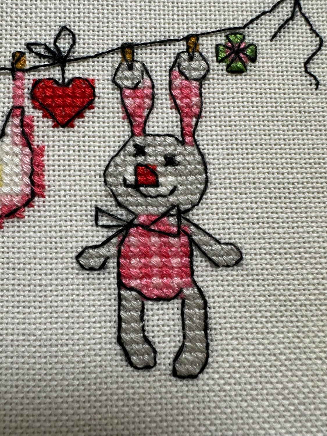 RIOLIS - It's a Girl! 1417, Cross Stitch Kits 7,87" x 7,87", Cross Stitch Kits for Beginners & Advanced, Crossstitching Kit Adult, Embroidery Counted Stitching Kit