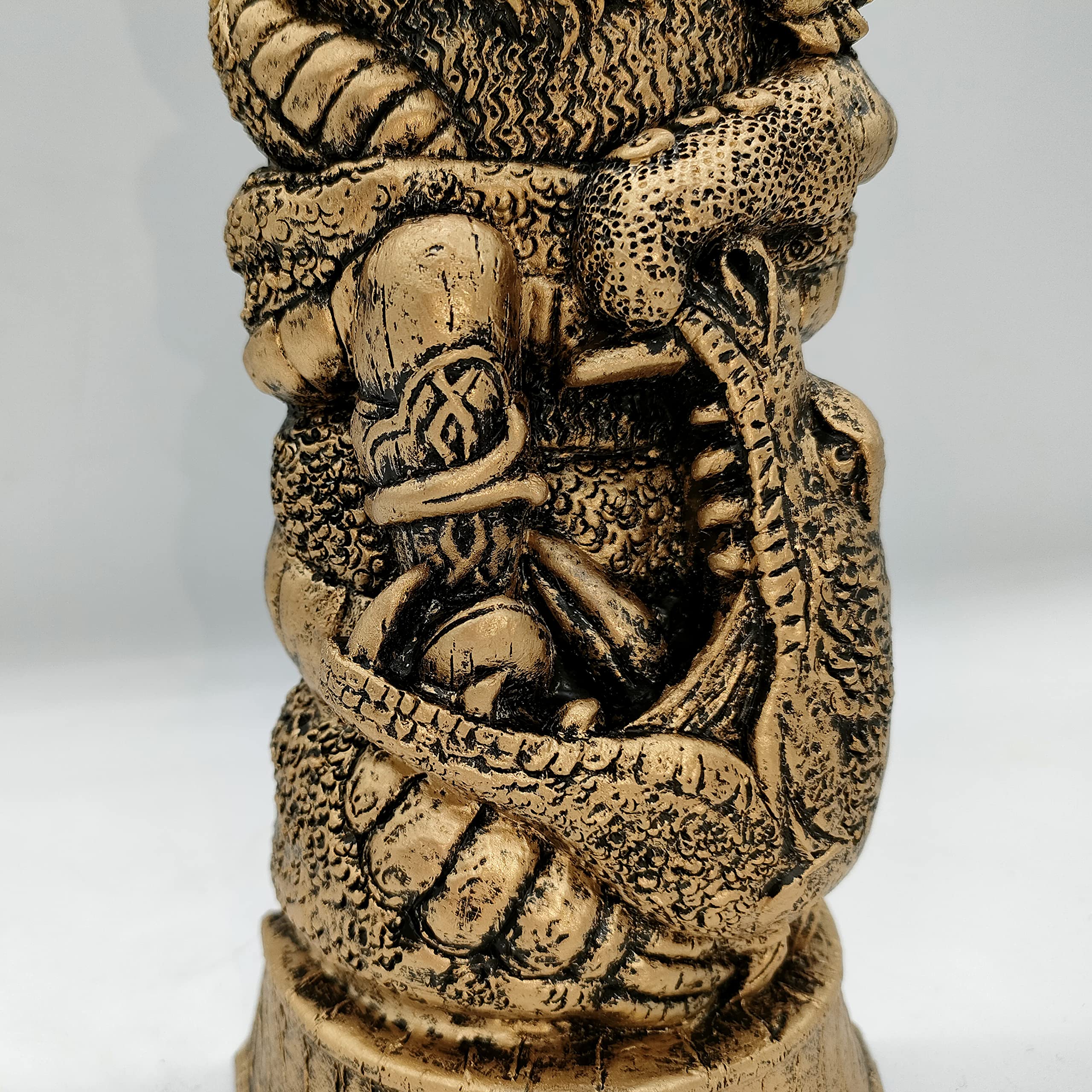Statue des dieux nordiques Odin Loki Freyja Thor Statue Panthéon scandinave Ornements Résine Mythologie Viking Figurines Table Décorative Cadeau