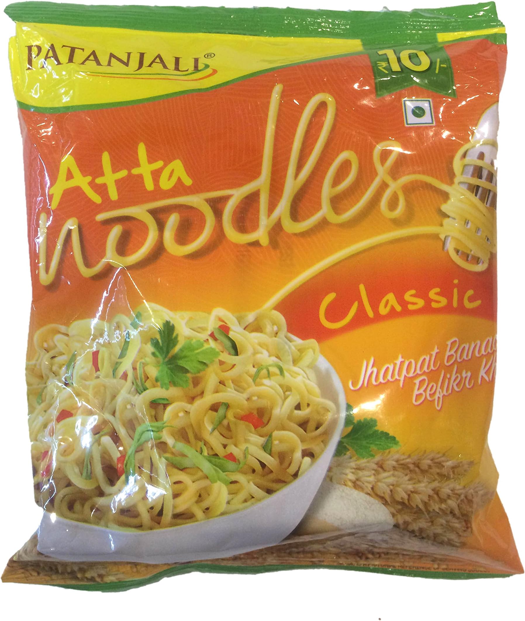 Patanjali Classic Atta(Wheat Flour) Noodles 60g X 12 (720gms)