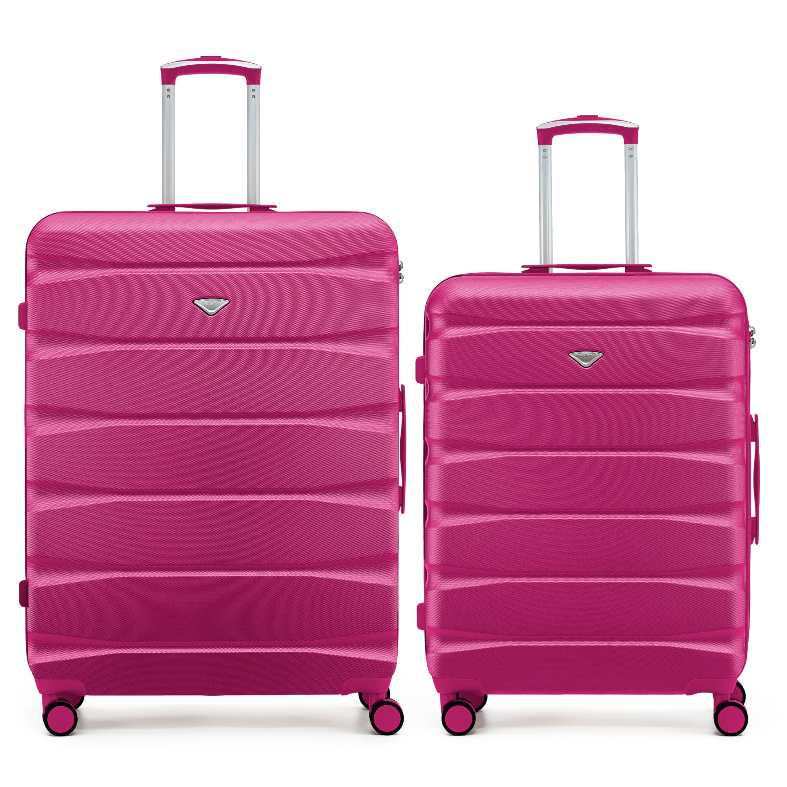 Flight Knight Underseat Cabin Suitcase 45x36x20cm | Free Hand Luggage for EasyJet & Wizz Air | Lightweight ABS Hard Shell with 8 Silent-Glide Spinner Wheels | Max Space Travel Bag — view 93