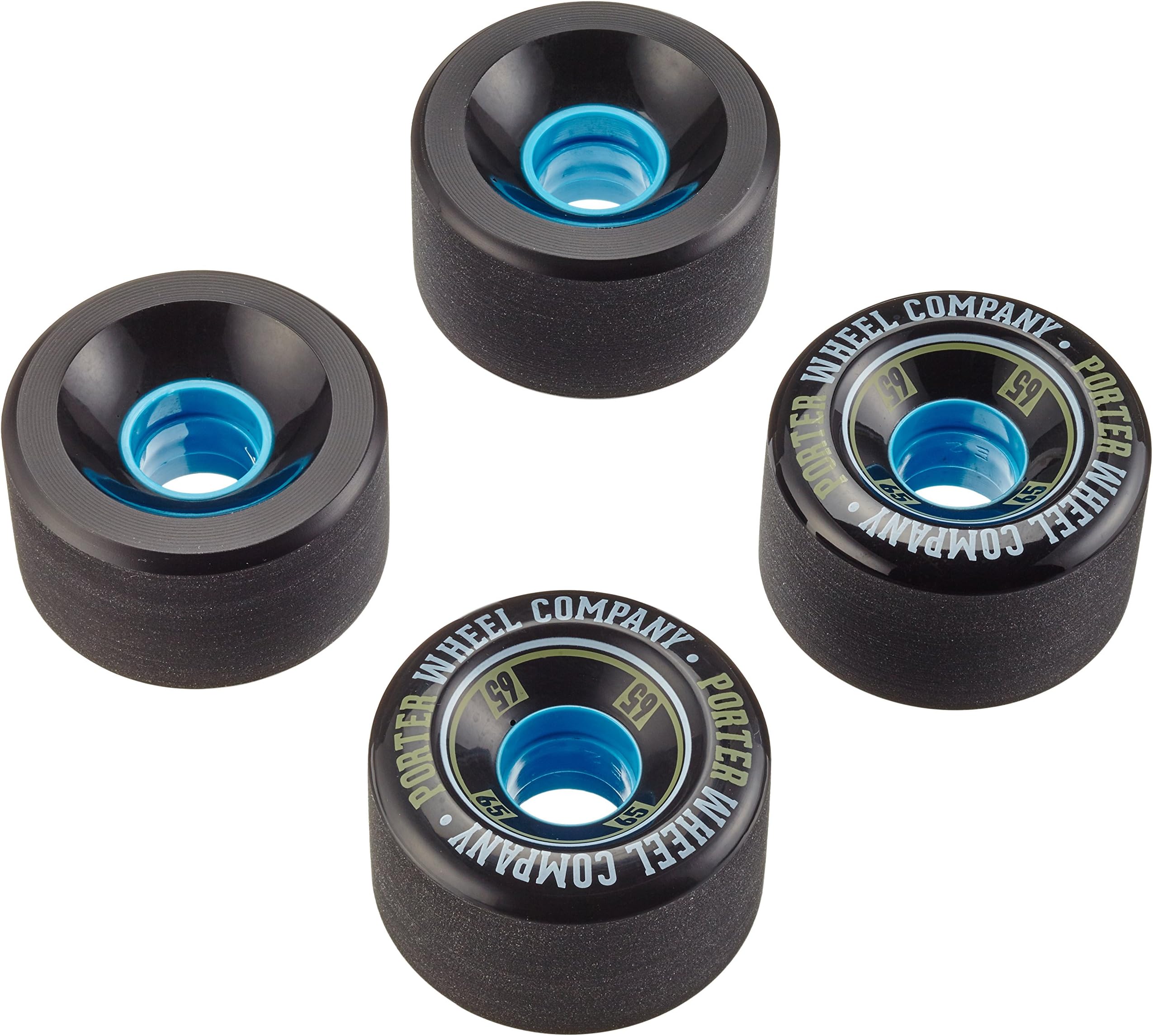 Light Board Corp Porter Mini Monkey Wheel 6541 mm 80a Hardgoods Street Accessories, Black, 65 x 41.5 mm