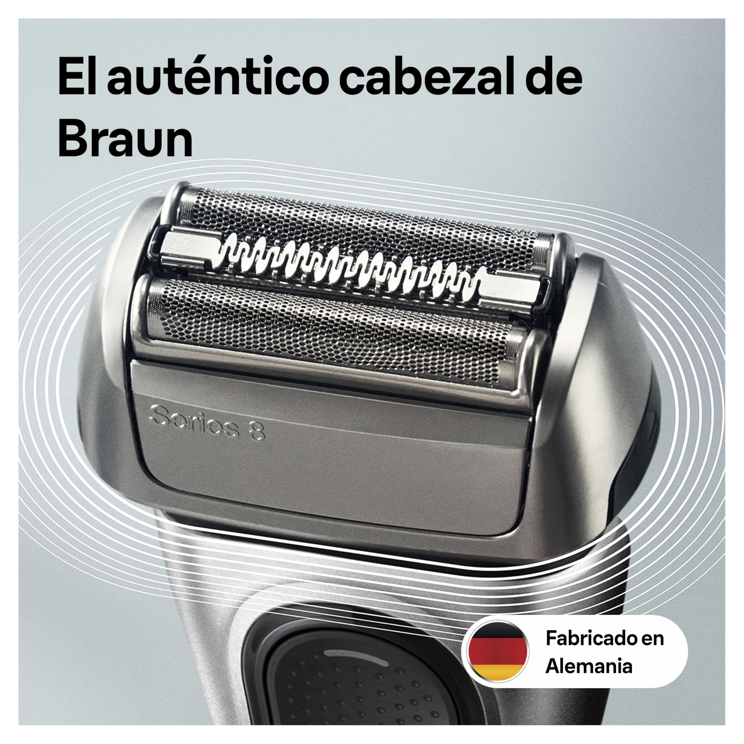 Braun Series 8 Cabezal De Recambio 83m Para Afeitadora Eléctrica, Compatible Con Las Afeitadoras Series 8, Plata