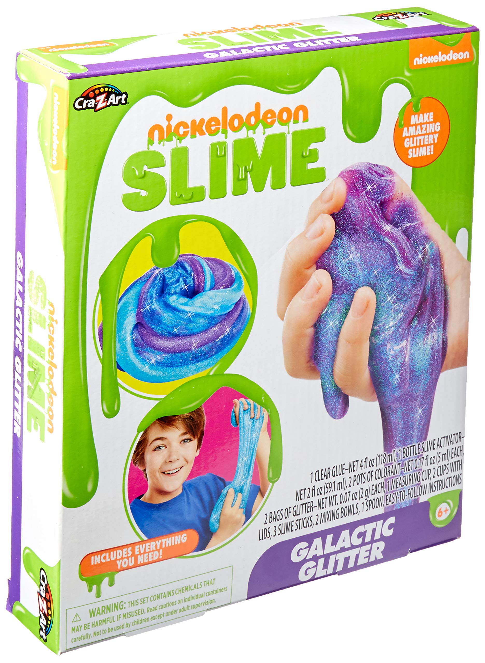 Cra-Z-Art Nickelodeon Galactic Glitter Slime Kit for 72 months to 960 months