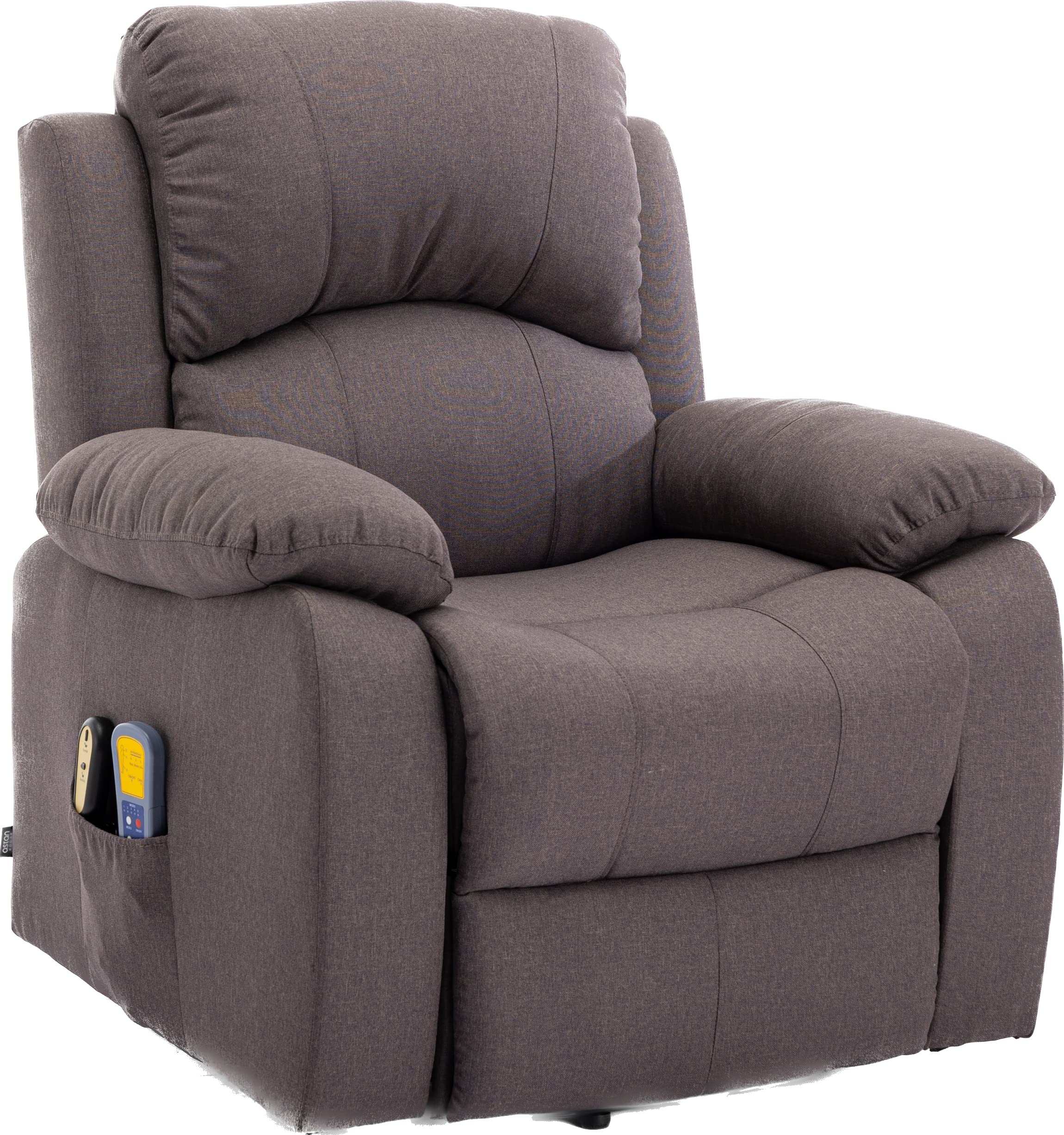 Astan Hogar Sillón Relax con Función Auto-Ayuda (Levanta Personas), Reclinación Eléctrica, Masaje Y Termoterapia, Modelo Ramón AH-AR30920MR