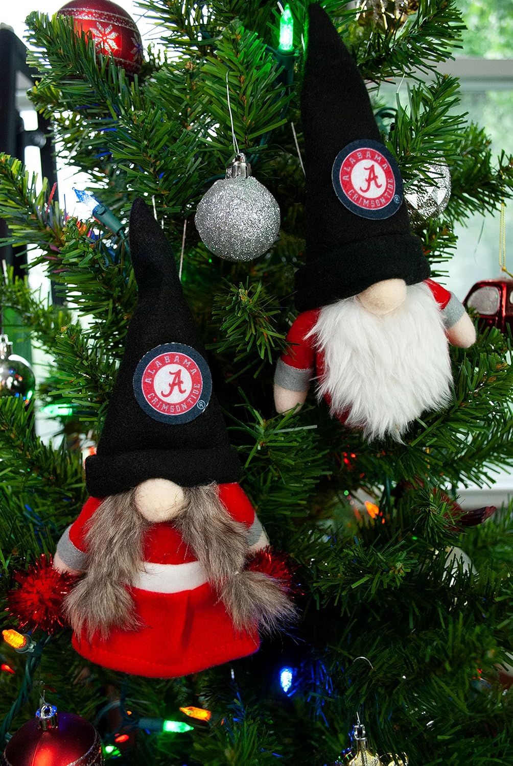 Alabama Tailgate Banner and Gnome Ornaments - Show Your Crimson Tide Spirit in Your Dorm or Graduation Parties by Hanna's Handiworks
