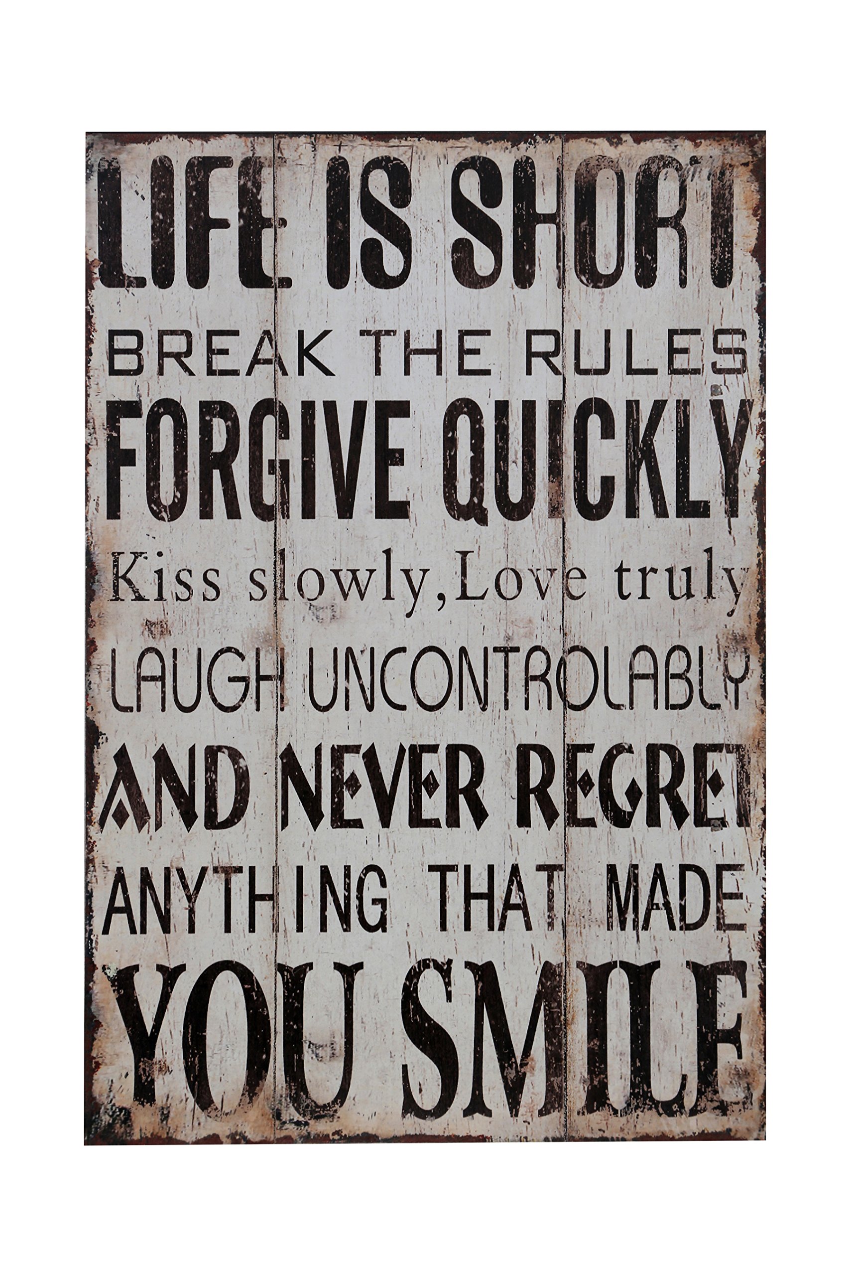 Premier Housewares Life is Short Wall Plaque
