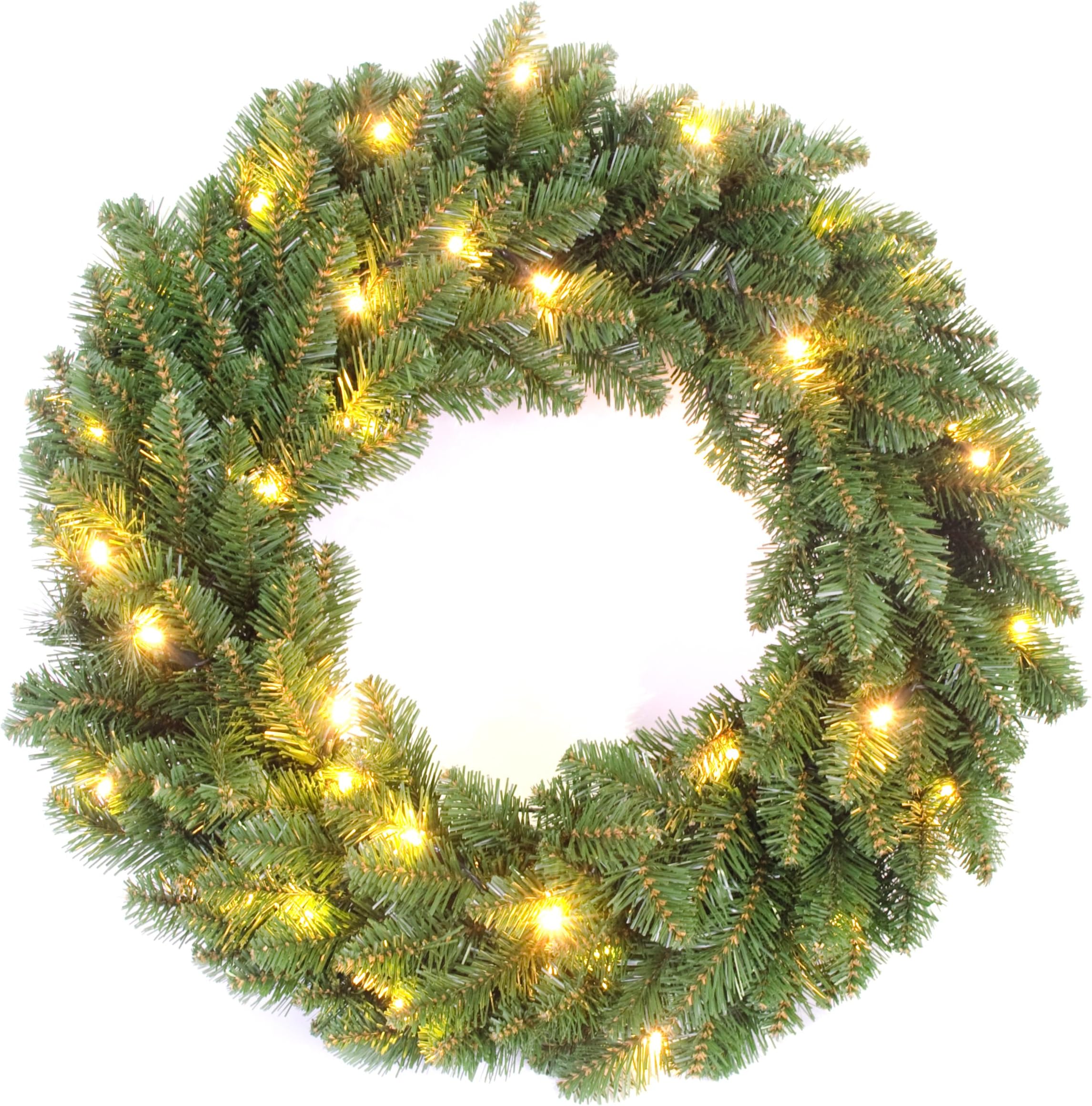 Buy SF Pre-Decorated Silver Winter Wreath - Christmas Wreath - Snow