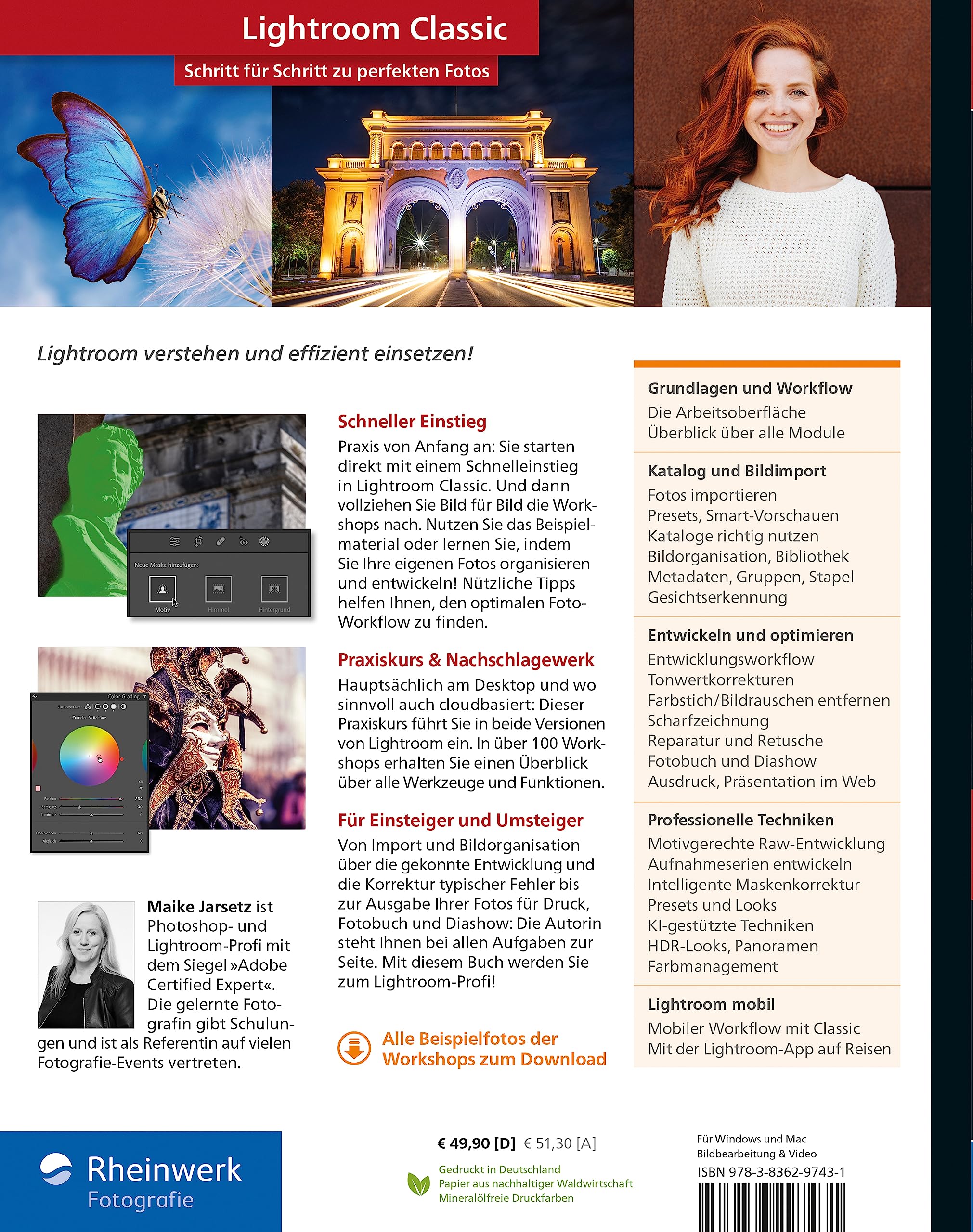 Lightroom Classic: das Workshop-Buch für Einsteiger und Fortgeschrittene. Schritt für Schritt zu perfekten Fotos (neue Auflage 2023)