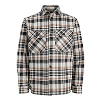 JACK & JONES Giacca Camicia Regular Fit Bianca X_L
