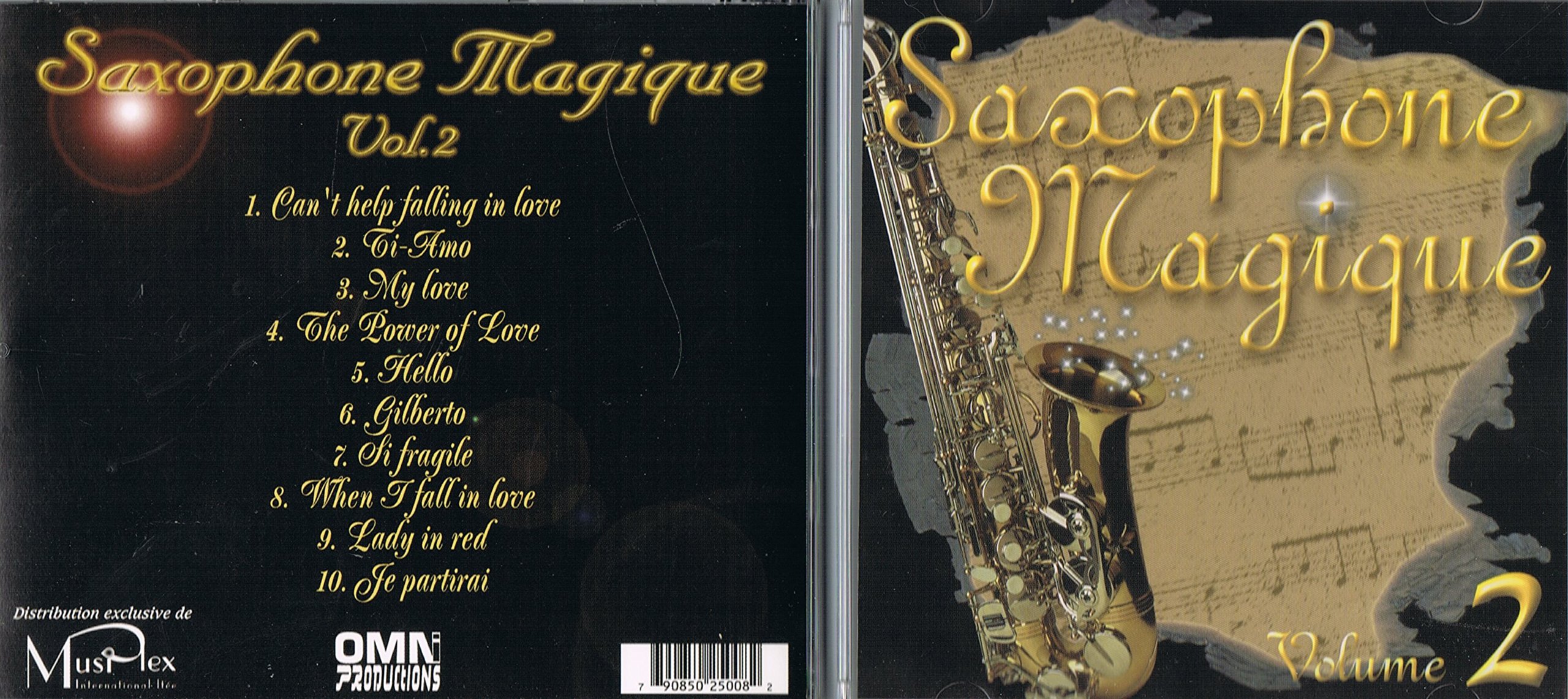 Saxophone Magique Volume 2 - 10 Succes Instrumentals au Saxophone [Audio CD] Saxophone Magique Band