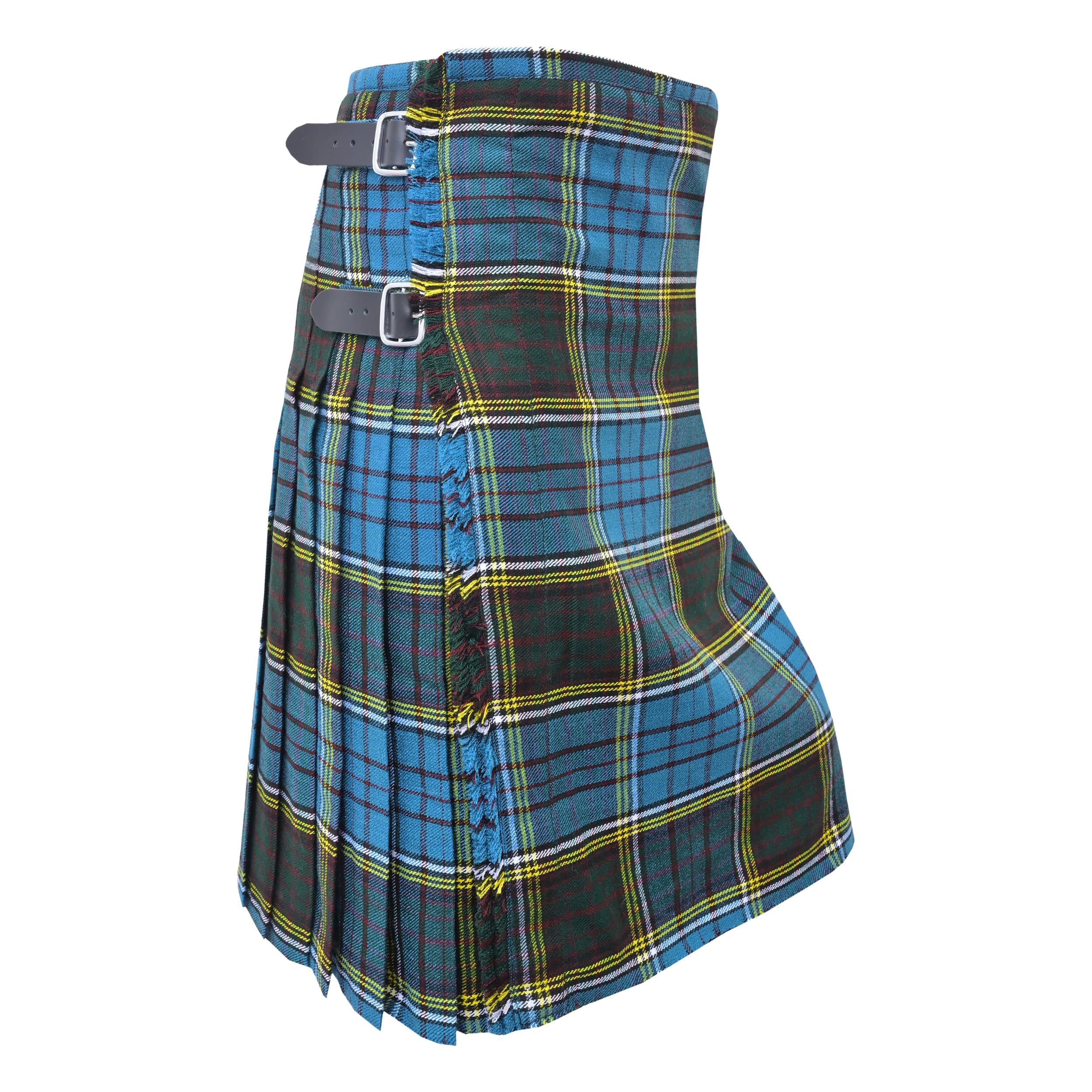 Kilt Emporium Kilt for Men - Traditional Scottish Tartan, 5 Yards, 16oz Premium Acrylic Wool Kilts