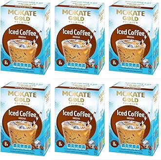 Gold Premium Iced Coffee Mocha 6 boxes x 8 sachets