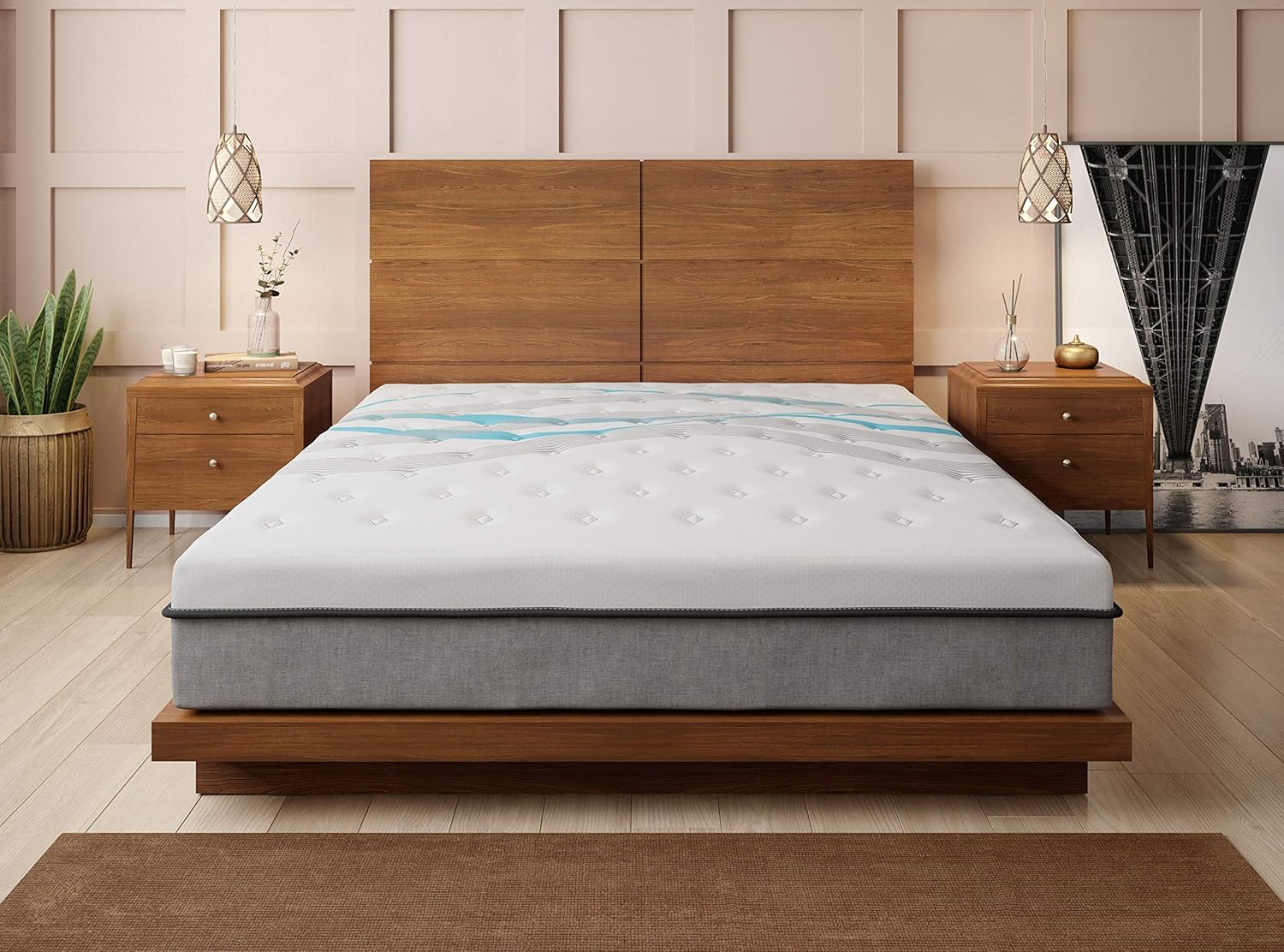 Bed Tech iDream 10" Hybrid Gel Memory Foam Mattress