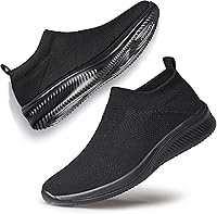 Vista 3 de Vidbiv - Tenis casuales para caminar para hombre, transpirables, ligeros, cómodos, de malla