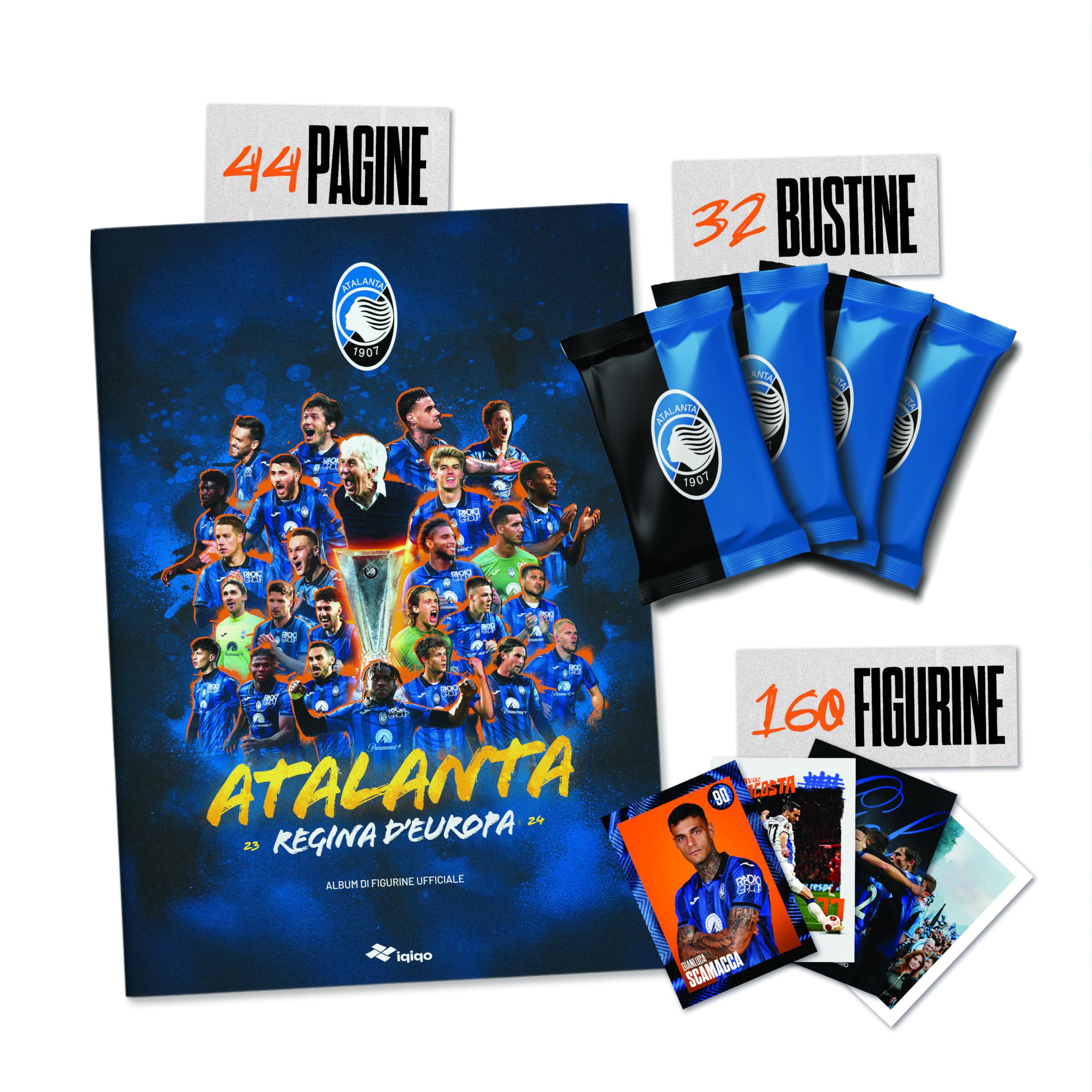 Atalanta Regina d'Europa - Prodotto UFFICIALE - Album di figurine in Collezione completa - Europa League 23/24