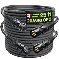 Vista 29 de Serie Oro Cables XLR Star Quad de 1.5 pies, Conectores Neutrik, Cable de micrófono 19AWG, Cable de micrófono trenzado en nylon reforzado con Kevlar