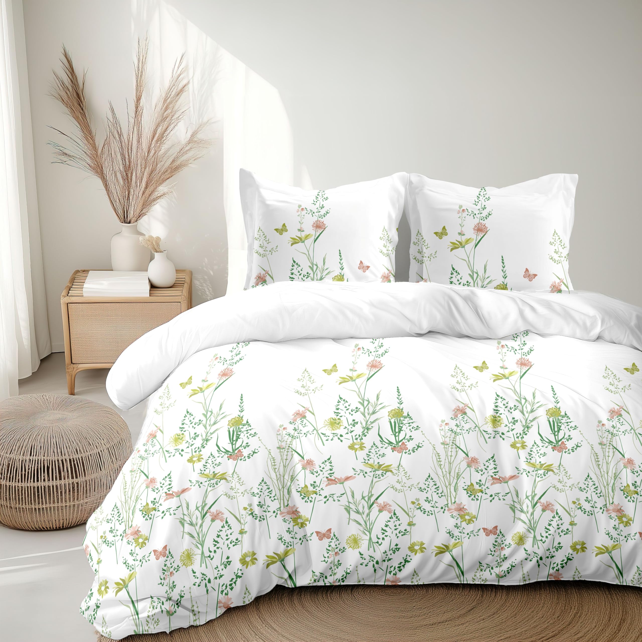 HOME LINGE PASSION Parure de Couette 240x260 cm en Percale de Coton