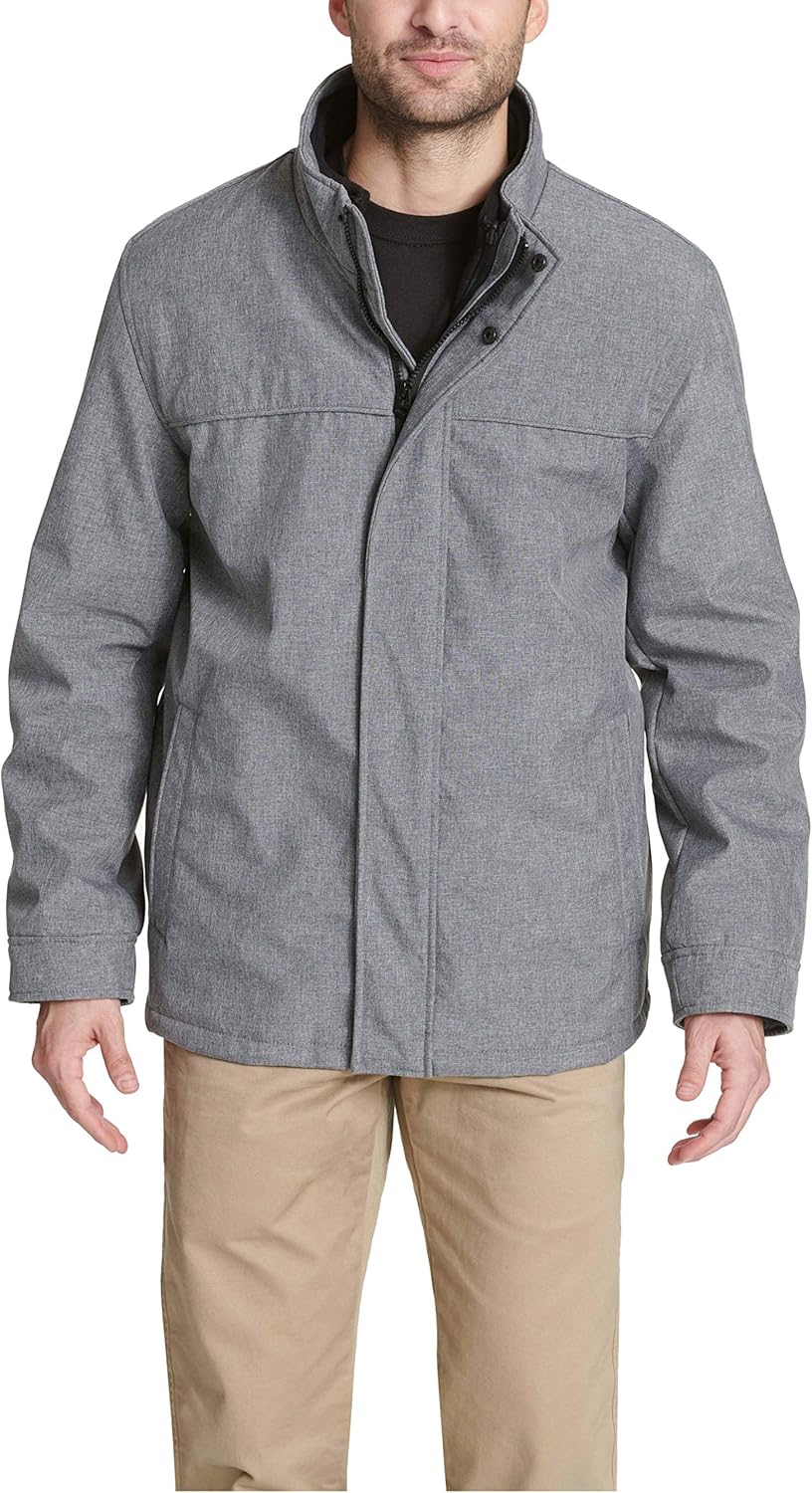 DOCKERS mens 3-in-1 Soft Shell Systems Jacket With Fleece Liner