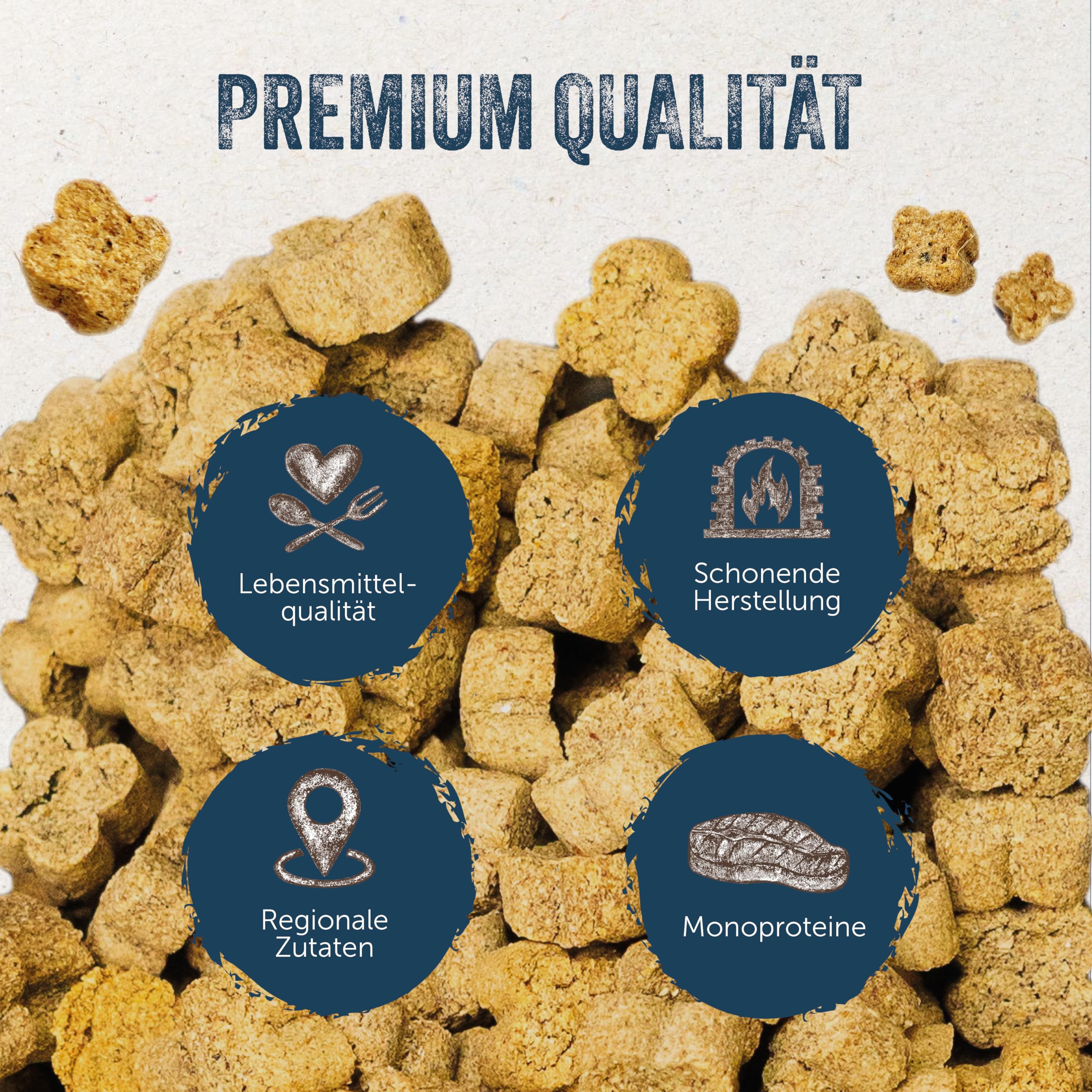 Lakefields SUPERFOOD | sucha karma dla psów premium | 61% kurczak | 4 x 1 kg | bezzbożowa karma dla małych psów | z kompleksem inulinowo-cynkowym, jagodami i czerwonymi burakami | opracowana przez