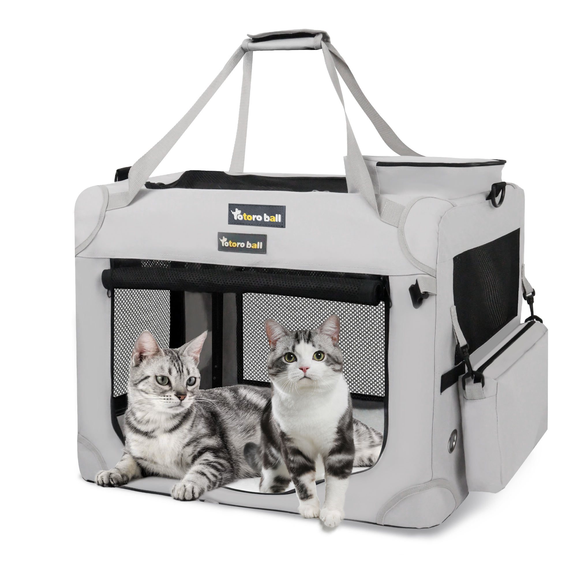 Amazon.com : Totoro ball Extra Large Cat Carrier for 2 Cats Indoor