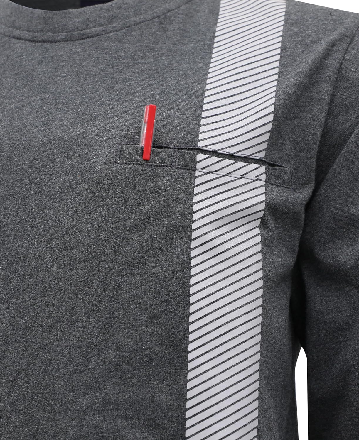 BOCOMAL FR Hi-Vis Shirts 6oz Lightweight High Visibility Reflective Flame Resistant/Fire Retardant Shirt Men's Safety Shirts - Image 5