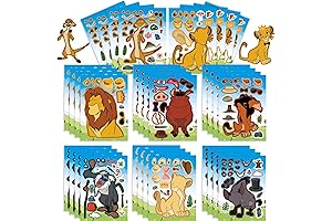 Lions Head Stickers Make Your Own Stickers for Kids