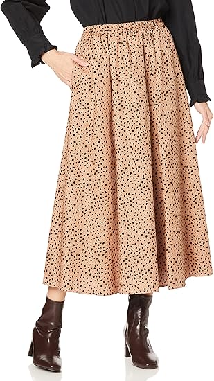 Amazon ロペピクニック スカート アニマルドットマーメイドフレアスカート レディース Gdc キャメル 38 スカート 通販