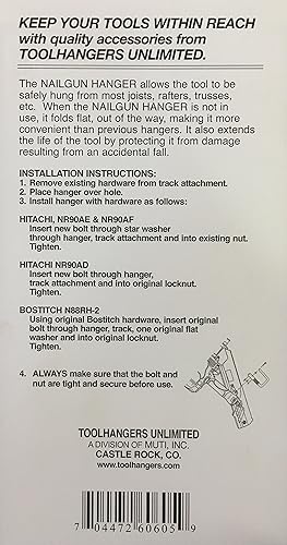 Miniatura 10 de Soporte para colgar herramientas.