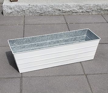 Large Cape Cod Style Flower Box Planter Durable Outdoor Resin Window Box with Classic Design Perfect for Patio, Balcony, or Garden Decor