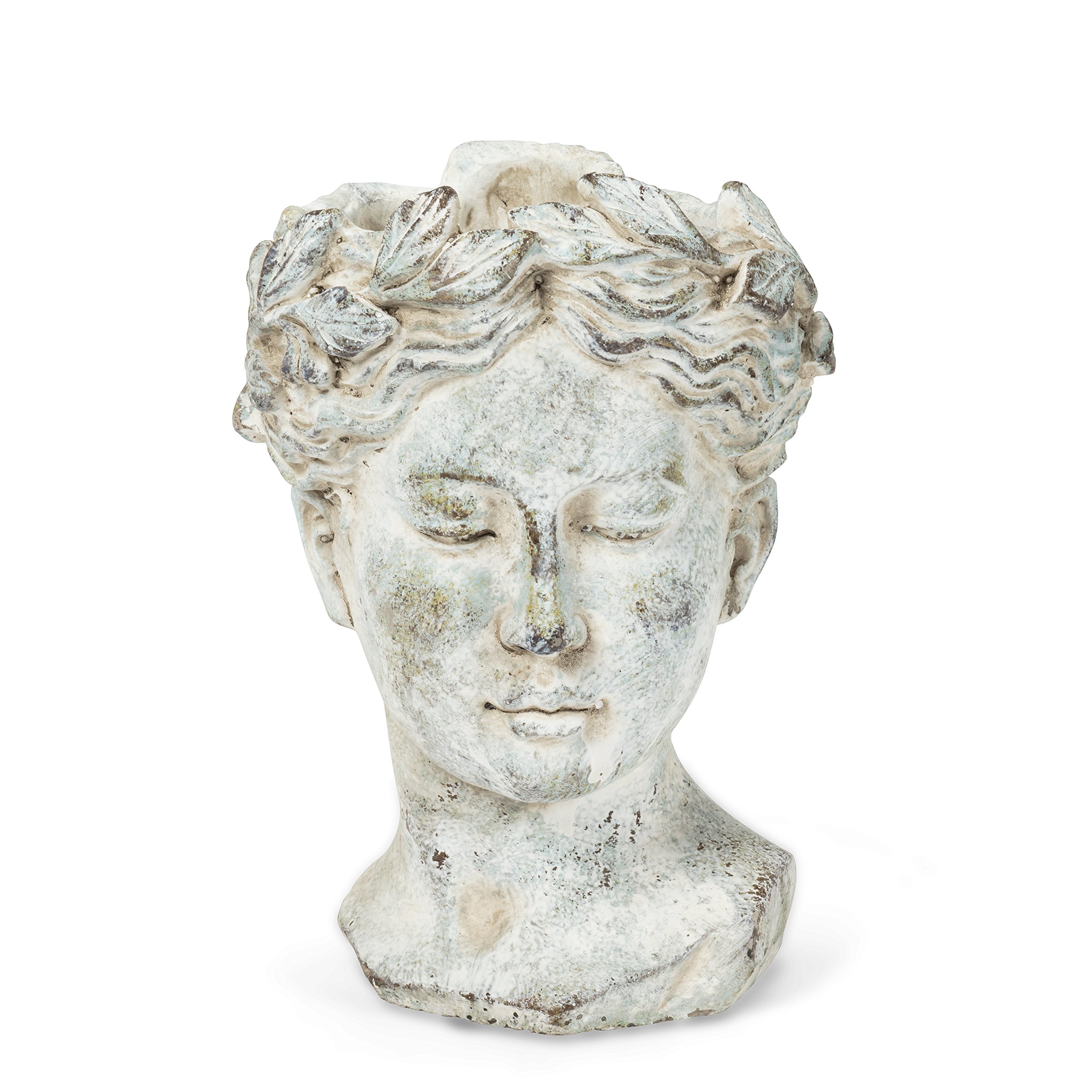 Abbott CollectionSmall Women Head Planter 8.5" Height